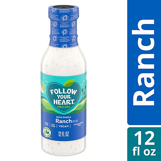 Follow Your Heart Dairy Free Vegan Ranch Dressing - 12 Fl. Oz